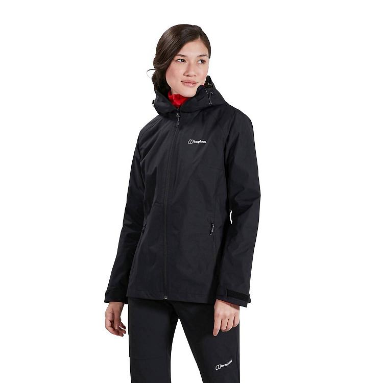 Dámska Nepremokavá Bunda Berghaus Gore Tex Deluge Pro Čierne Slovensko 0523ROXUV